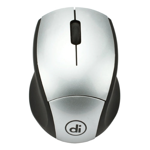 Studio photo of the EasyGlide Wireless 3-Button Travel Mouse