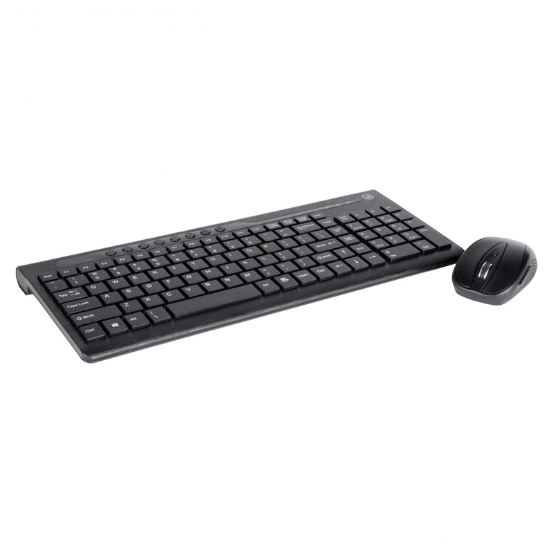 Angled studio photo of the Wireless Keyboard + EasyGlide Mouse Combo.